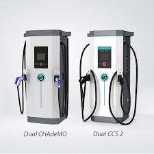 Fast Charging 120kW DC EV Charger with Dual Ports, Smart Features, and Real-Time Monitoring